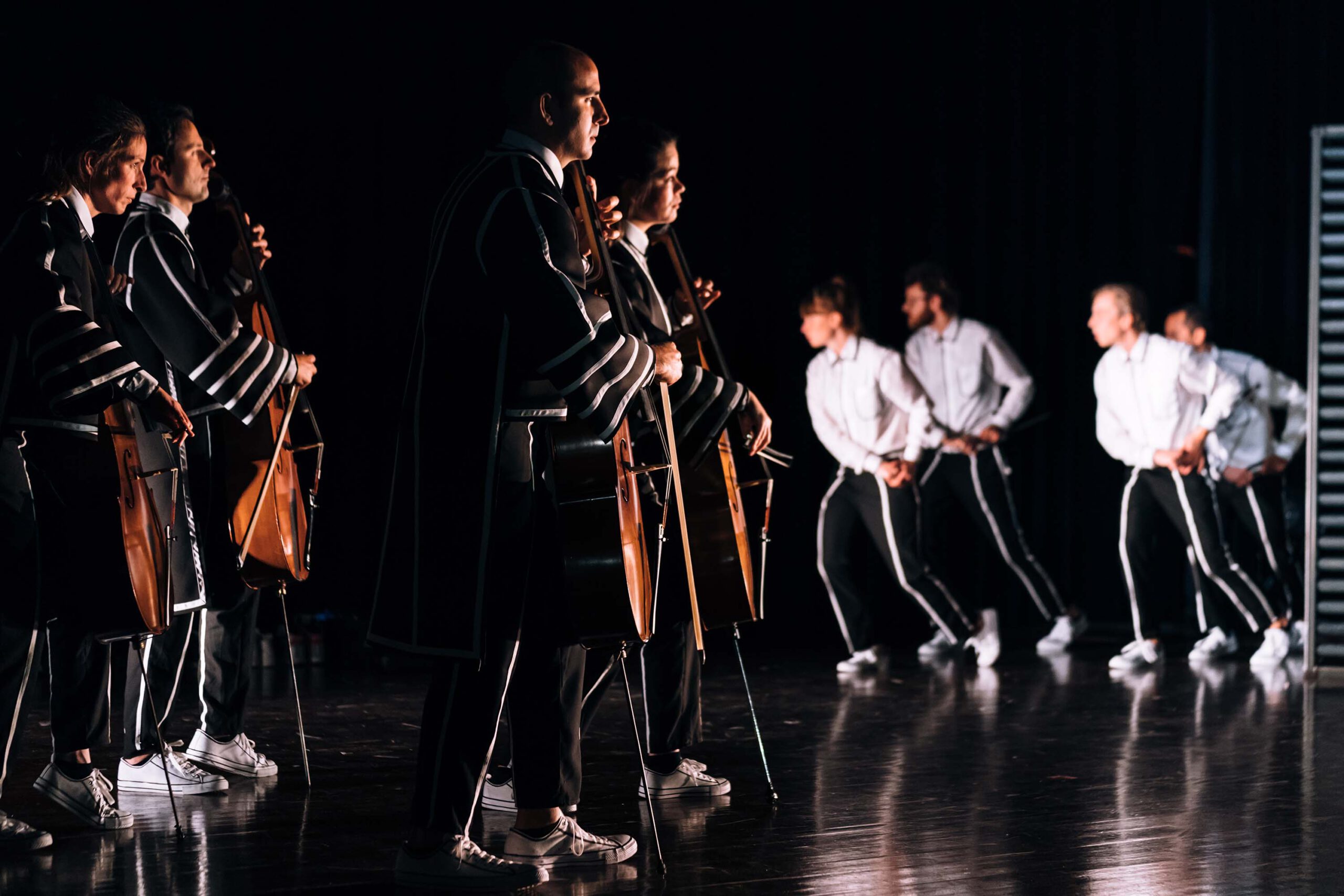 Cello octet Amsterdam, fotograaf Sjoerd Derine iets kleiner